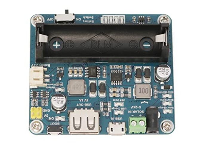 Solar Power Management Module for 6V~24V Solar Panel Supports Solar Panel/USB