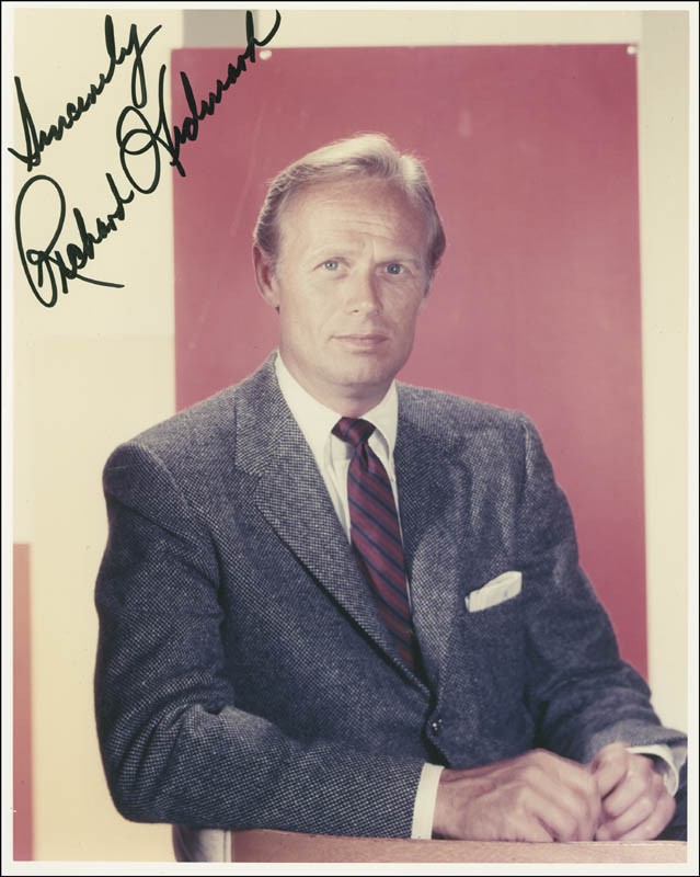 RICHARD WIDMARK - AUTOGRAPHED SIGNED PHOTOGRAPH