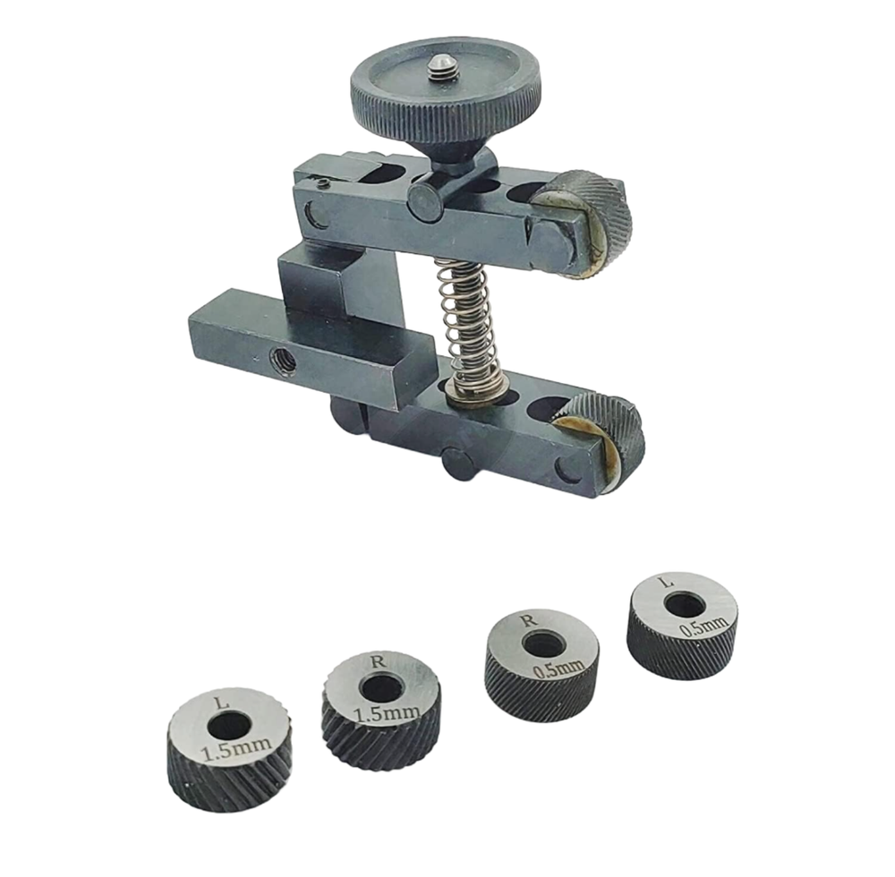 Combo of Lathe Knurling Tool Attachment