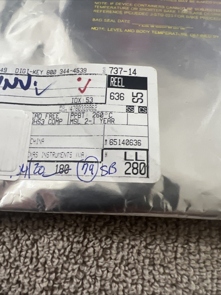 Texas Instruments Comparator Push-Pull SC705 TLV7011DCKR Voltage QTY 79