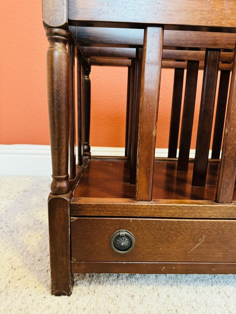 Bombay Company Solid Wood Magazine Rack Drawer