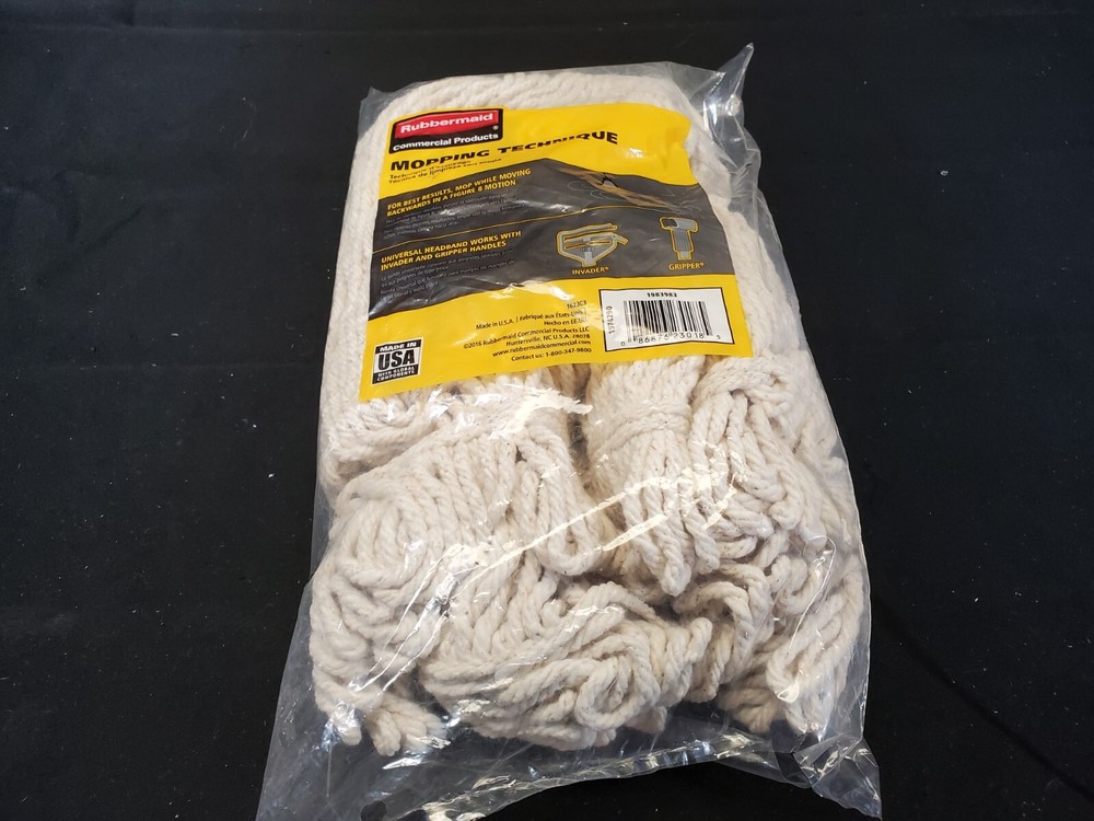 Rubbermaid #24 Looped End Mop Head Refill Replacement Floor Cleaner String Yarn