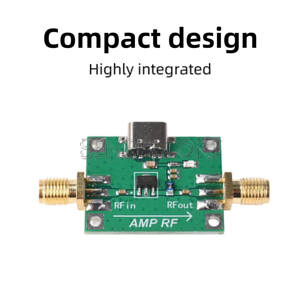 DC 5V SBB5089 Gain 20dB RF Module 5MHz~6GHz RF Power Amplifier Front-end module