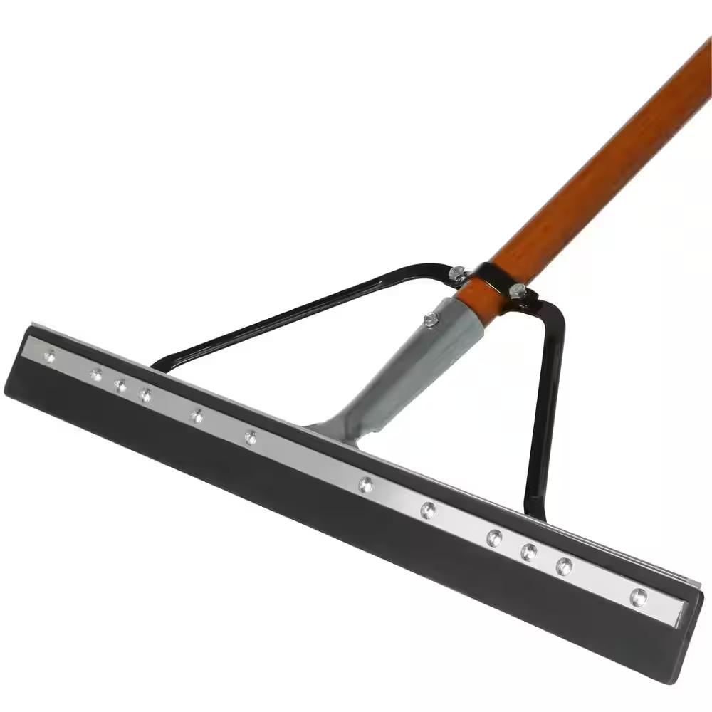 Professional 24 In. Floor Squeegee with Handle (2-Pack)