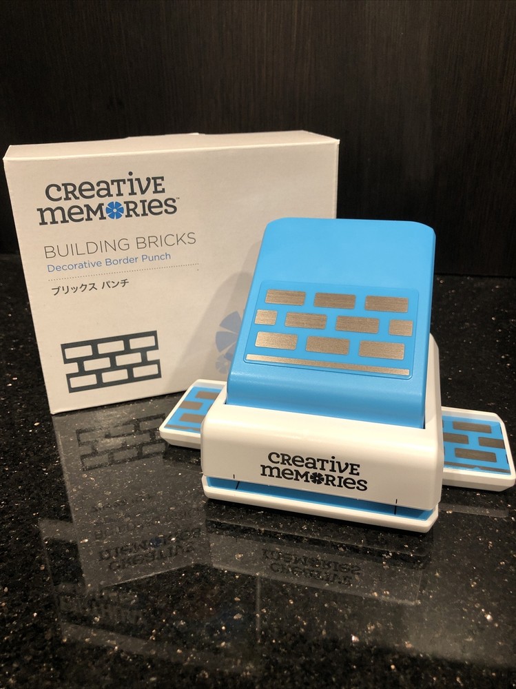Creative Memories Building Bricks Decorative Border Punch Rare Never Released