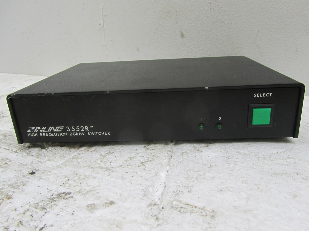 INLINE 3552R HIGH RESOLUTION RGBHV SWITCHER, USED