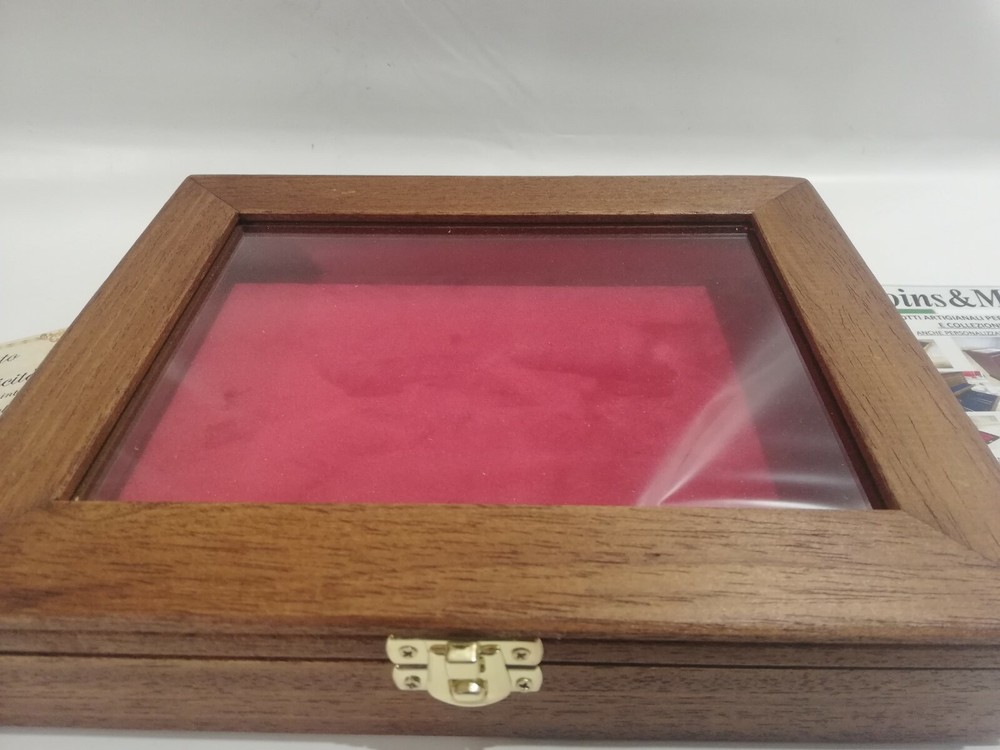 Wood Display Case For Knives Coins