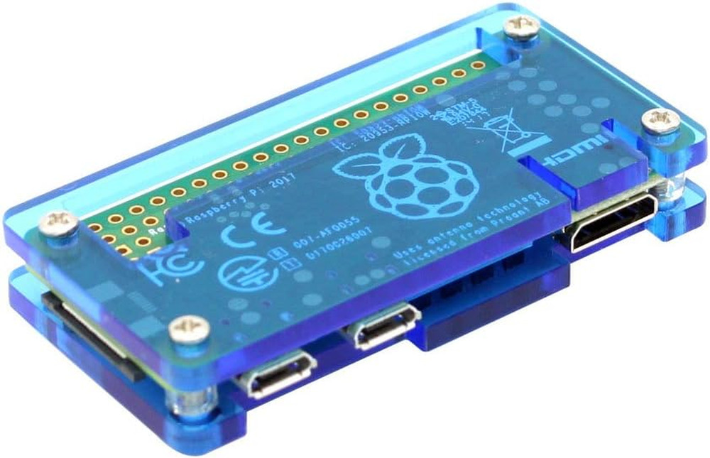 Raspberry Pi Zero Case Kit with Heatsink, HDMI Adapter, for Pi Zero 2 / W