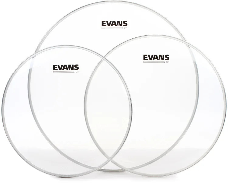 Evans G1 Tom Pack - 12, 13, 16 - Clear