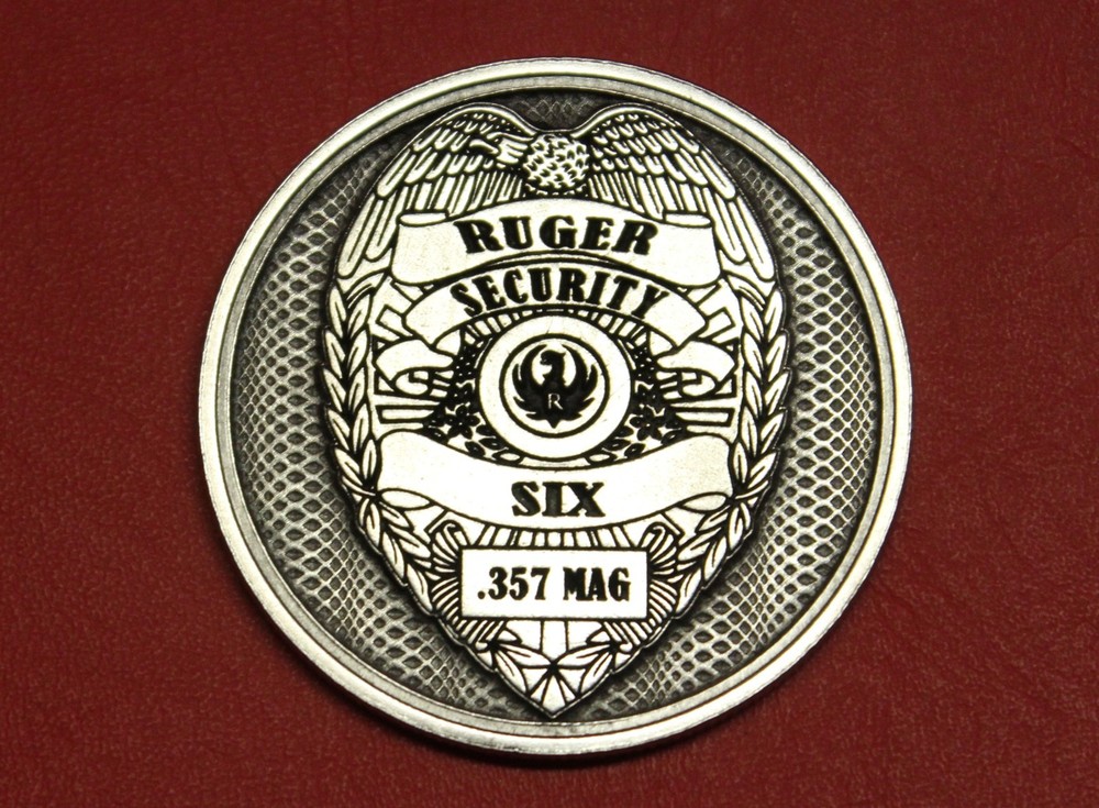 Ruger Security Six Display Case Medallion / Coin