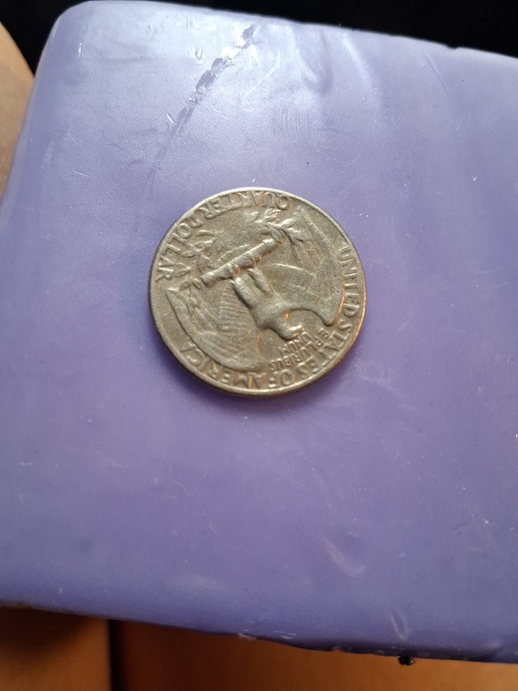 ERROR VNT 1968D Quarter Greese Error Missing Branch And A,R,T,E FROM QUARTER