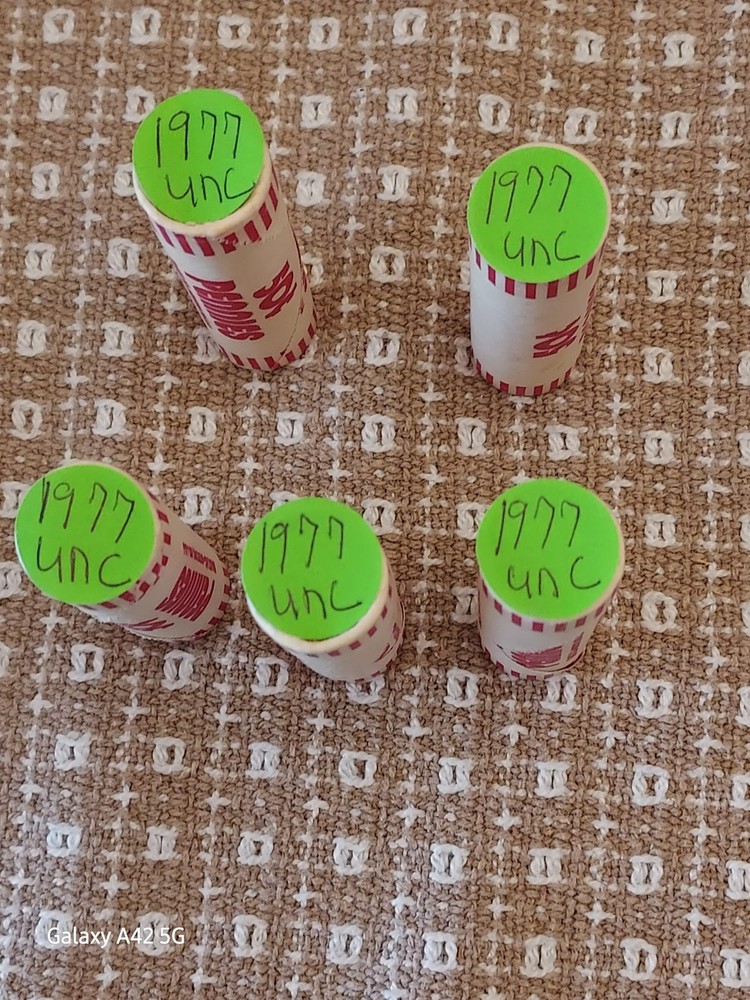 1977 P Cent Penny Roll OBW BU