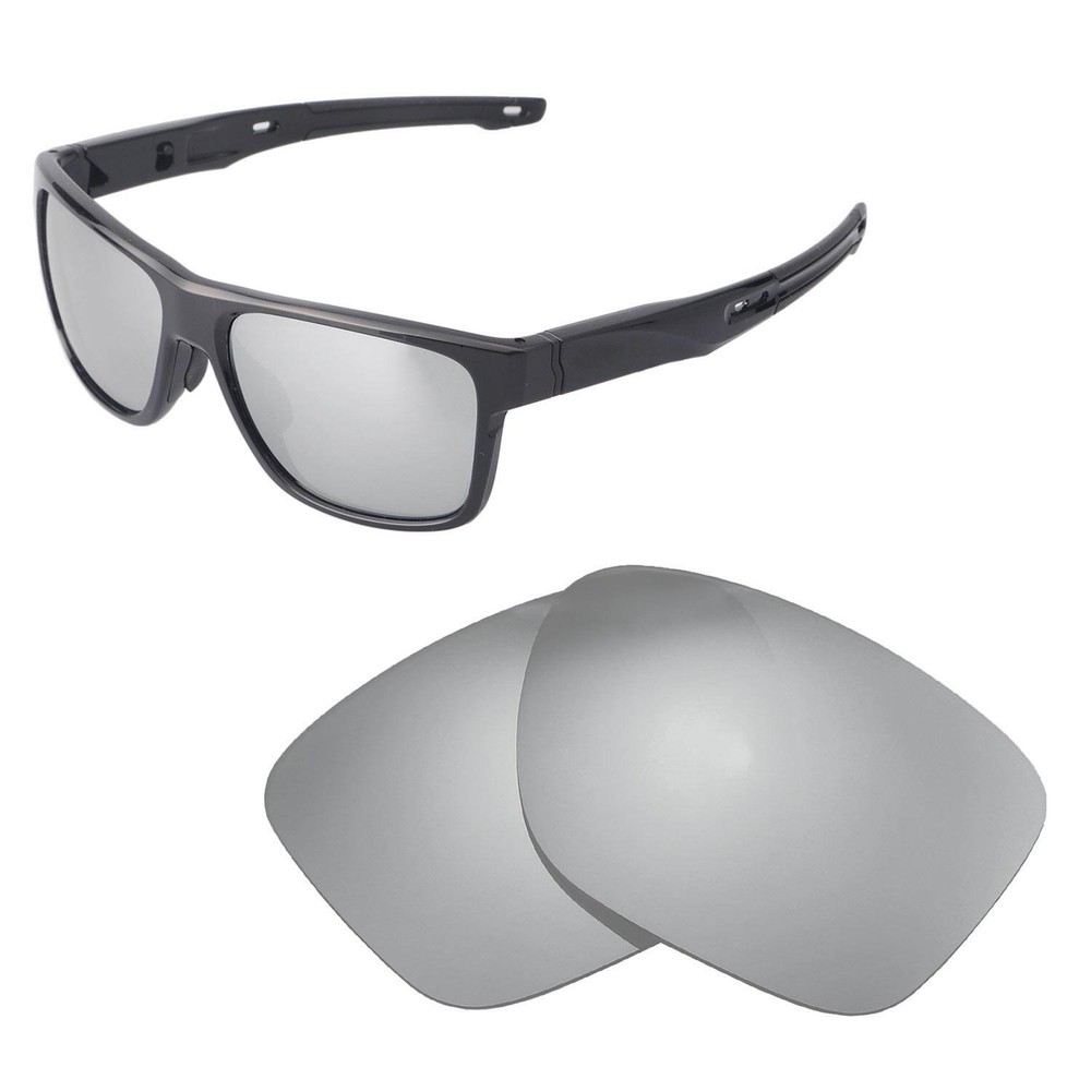 Walleva Titanium Polarized Replacement Lenses For Oakley Crossrange Sunglasses