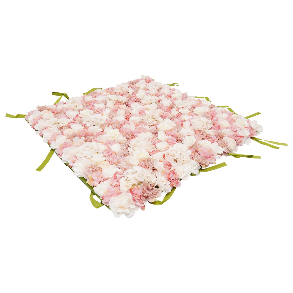 Reusable Artificial Flower Wall Panel Silk Rose Flower Panel For Wedding Hotel