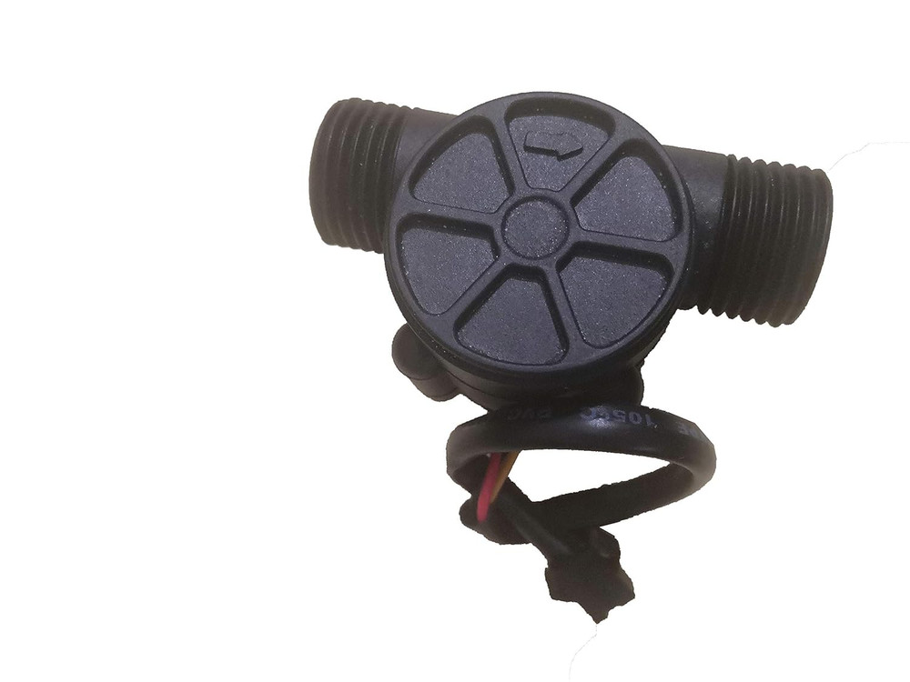 1/2" Water Flow Sensor Hall Effect Flowmeter Switch 1-30L/min Fluid Meter