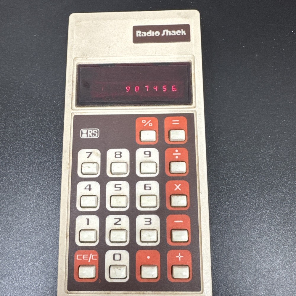 Radio Shack EC220 Vintage Calculator Working