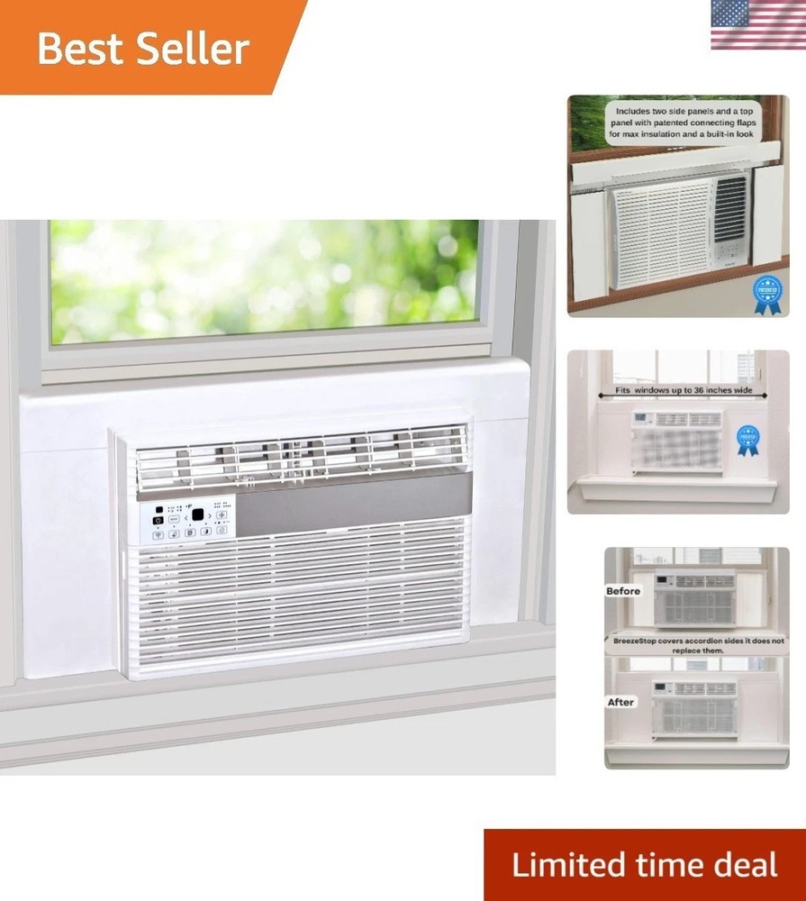 Surround Insulation Side Panels White for Window AC Unit