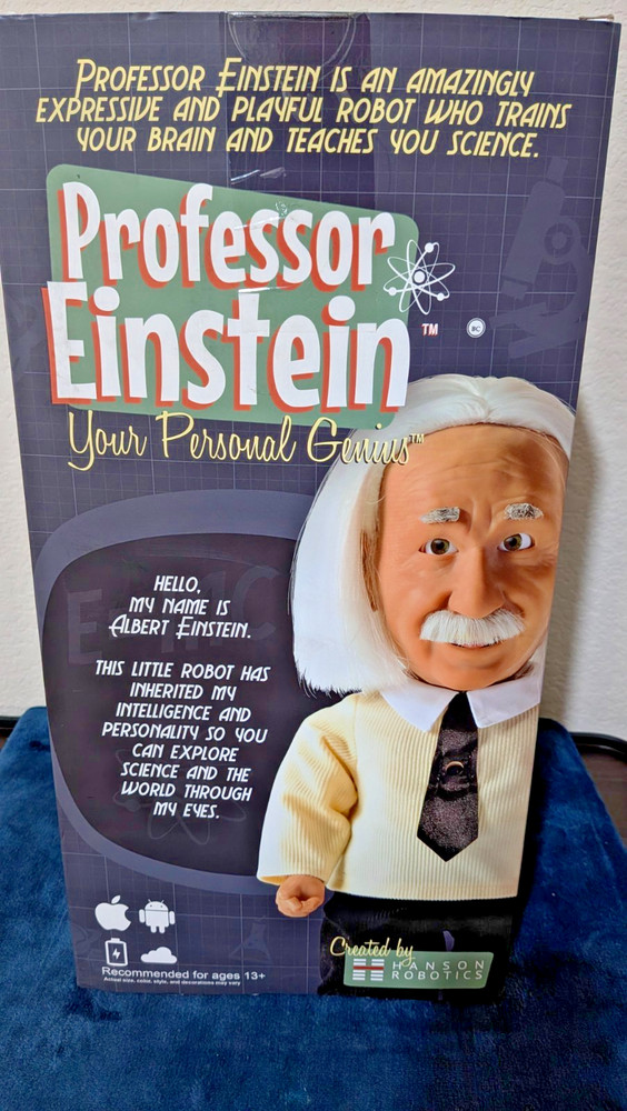 Professor Einstein Interactive Robot Educational Toy Tested No Battery Included