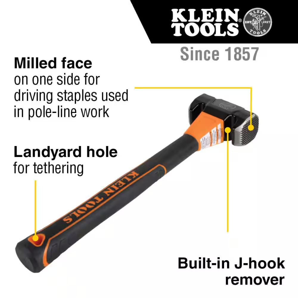 32 Oz. Lineman'S Milled-Face Hammer