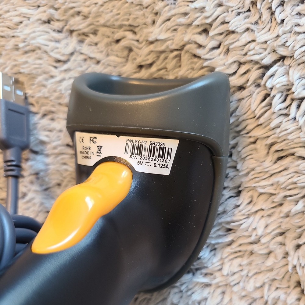 Eyoyo 2D Handheld Barcode Scanner EY-H2 Tested-working, USB Plug