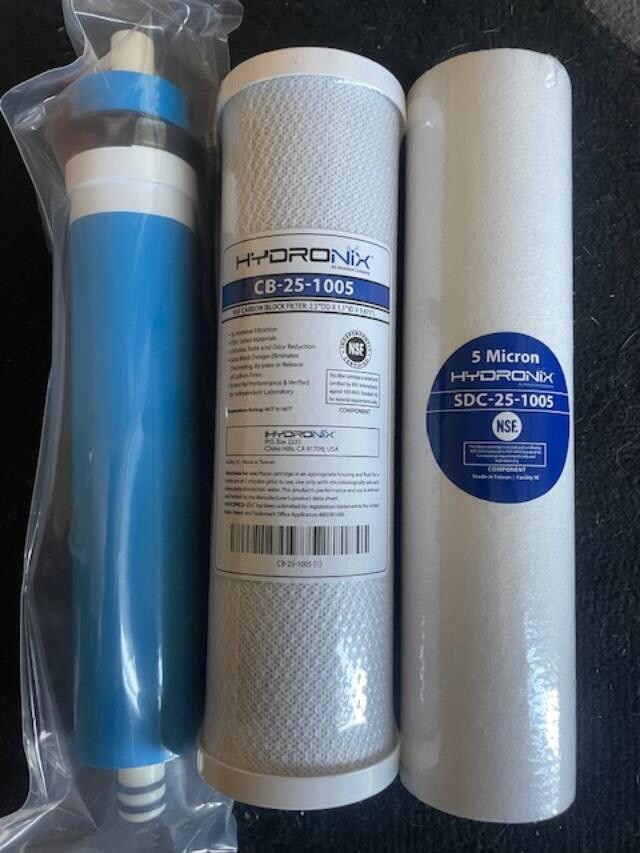 HYDRO LOGIC STEALTH RO150 REPLACEMENT FILTER PACK- 150 GPD MEMBRANE RO 150