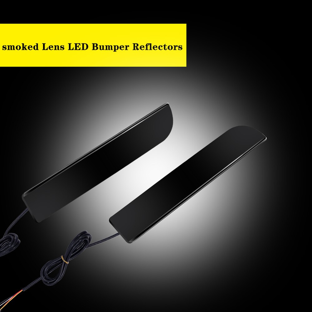 For Mitsubishi Lancer Evo Rear Bumper Reflector Tail Brake LED w/Turn Signal Kit