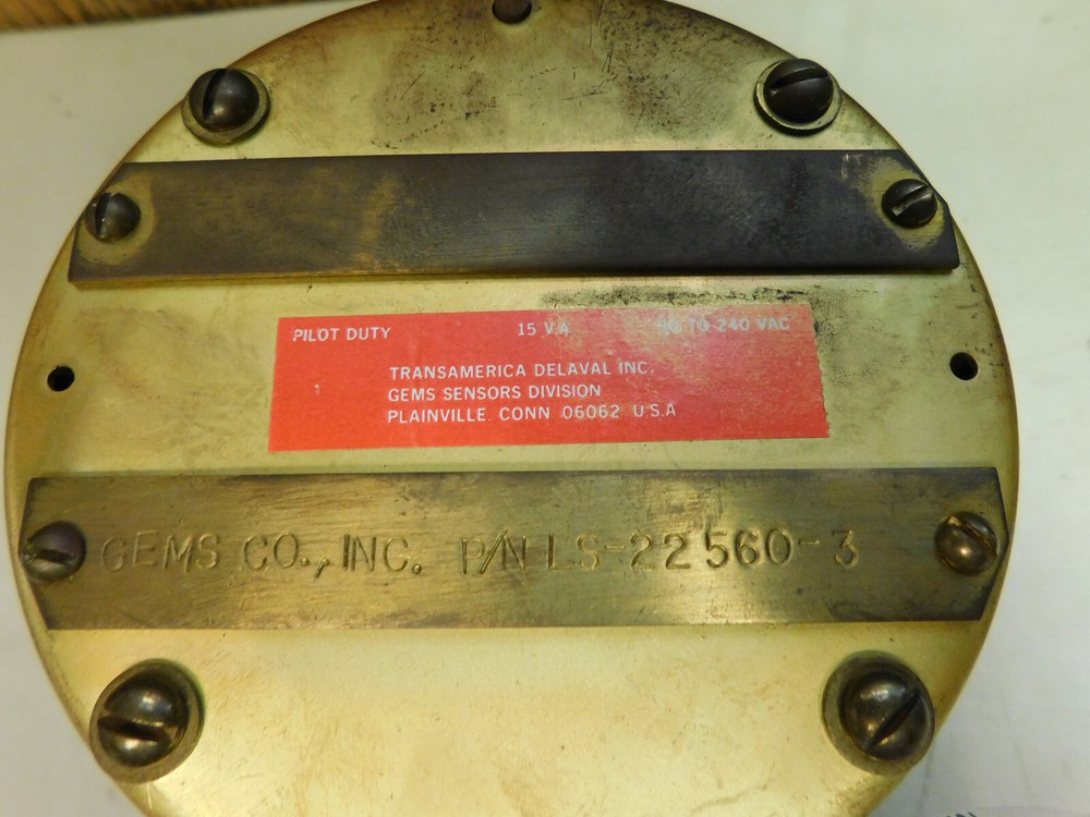 Gems Sensor LS-22560-3 Liquid Level Float Switch *UNUSED SURPLUS*