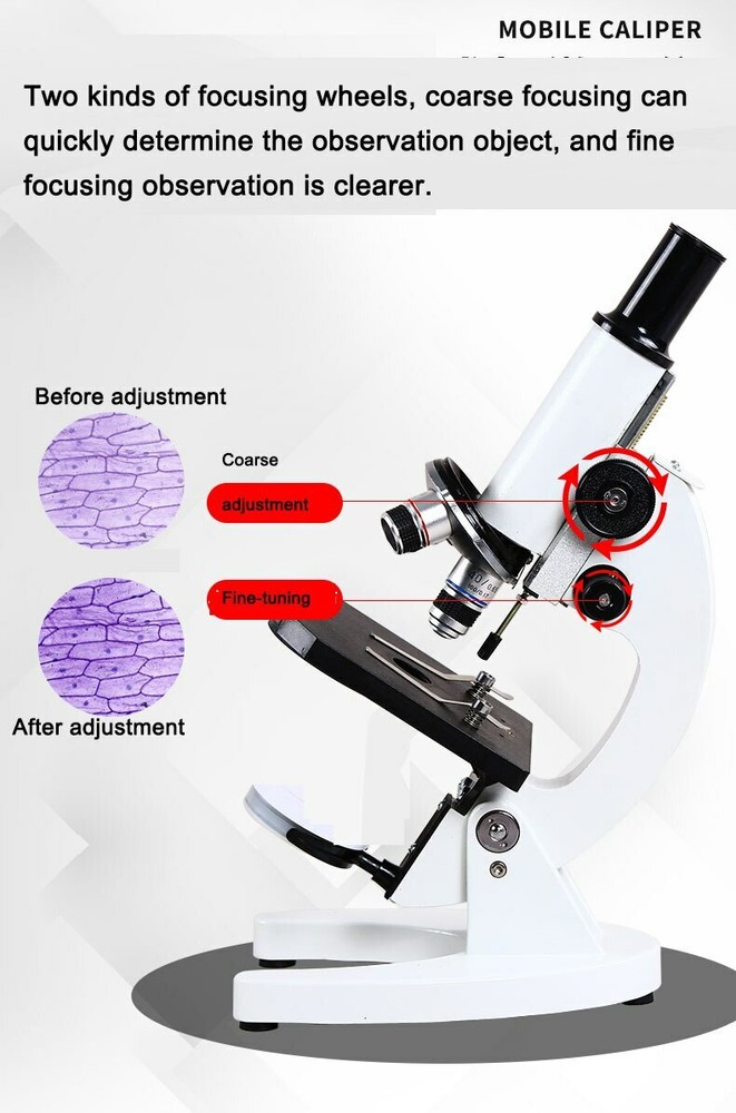 Optical Professional Biological Microscope 40-10000X High Magnification Microbe