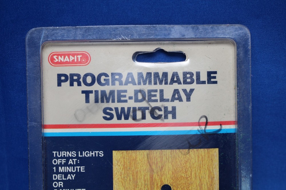 Snapit Programmable Time Delay Switch Light Wall Timer New Old Stock Sealed