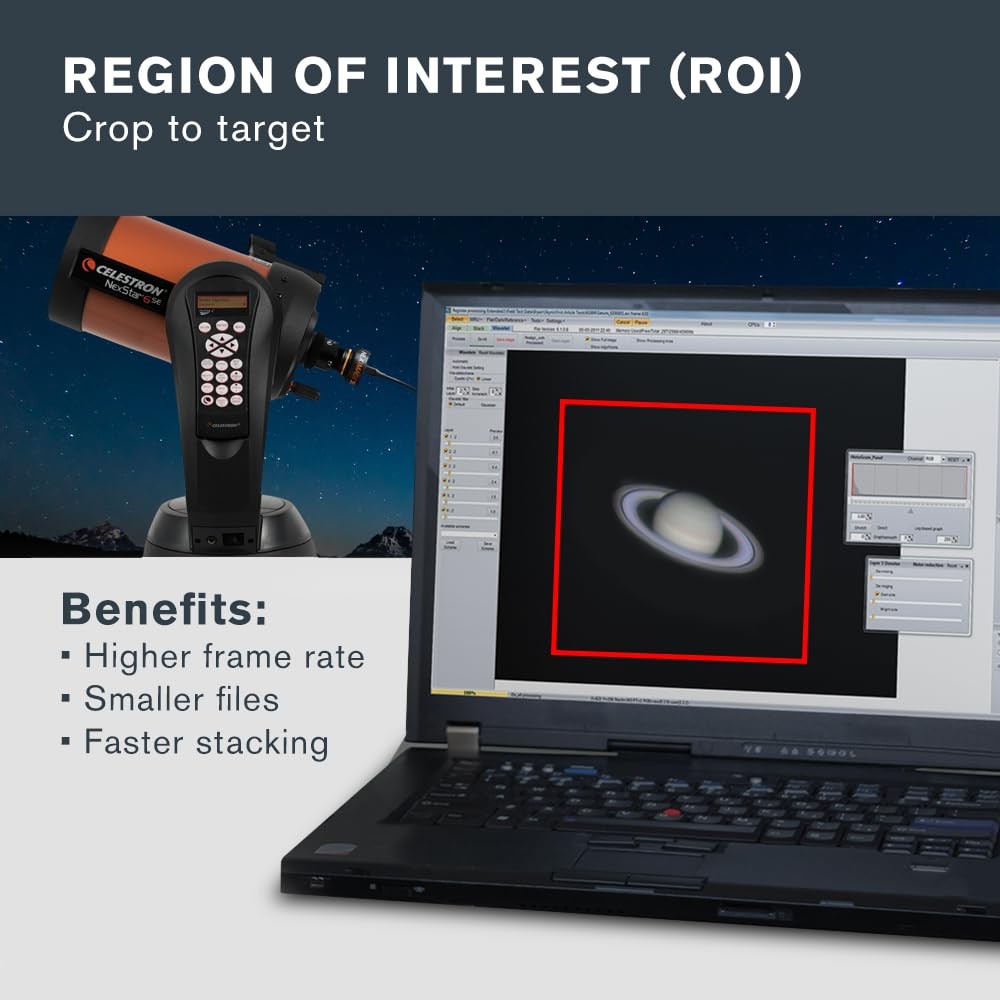 Celestron - NexImage 20 Solar System Camera - 20MP AR2020 Back-Illuminated CMOS