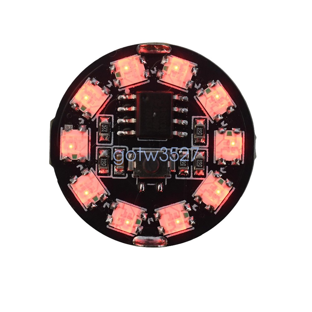 Button / Magnetron Colorful LED Light Module 10 Beads Support 53 Color Change