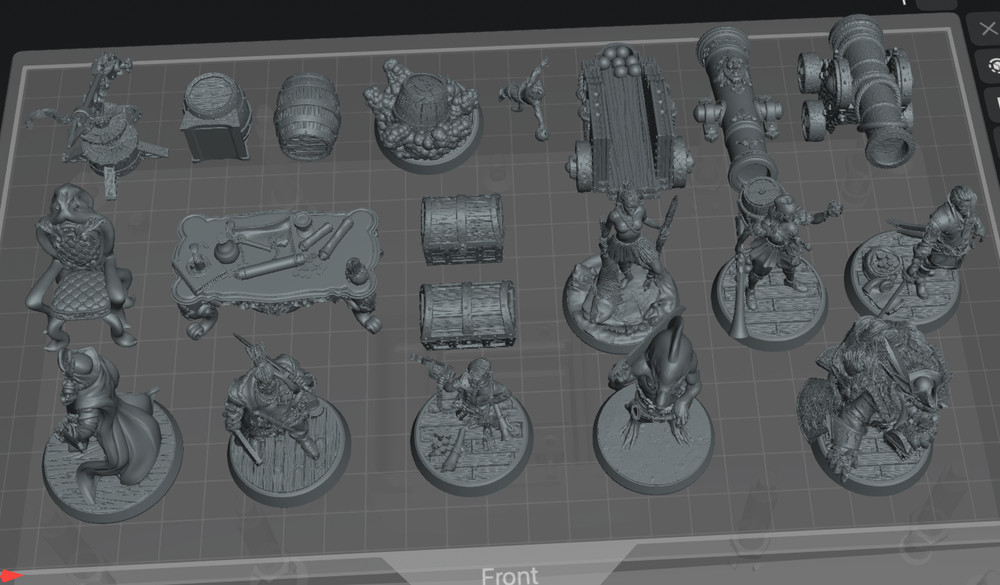 3D Printed Tale From The Deep Game Complete Set