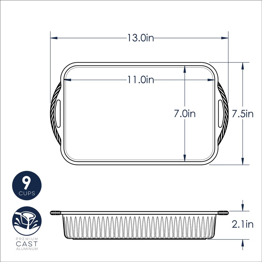 Nordic Ware Cardamom™ 7" x 11" Rectangular Baker