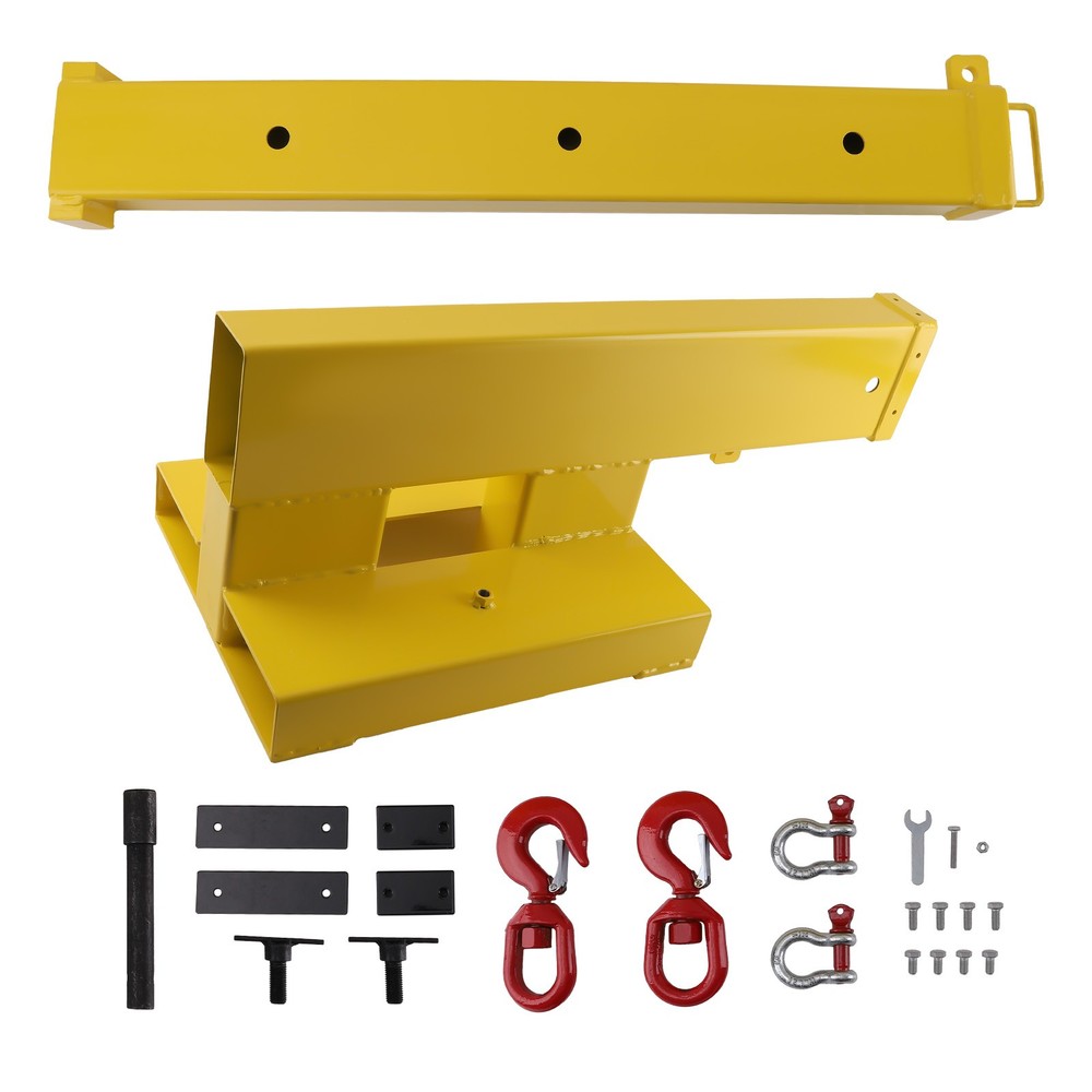 Crane Jib Boom Fork Mounted Telescoping Double-fork Design For skid steers