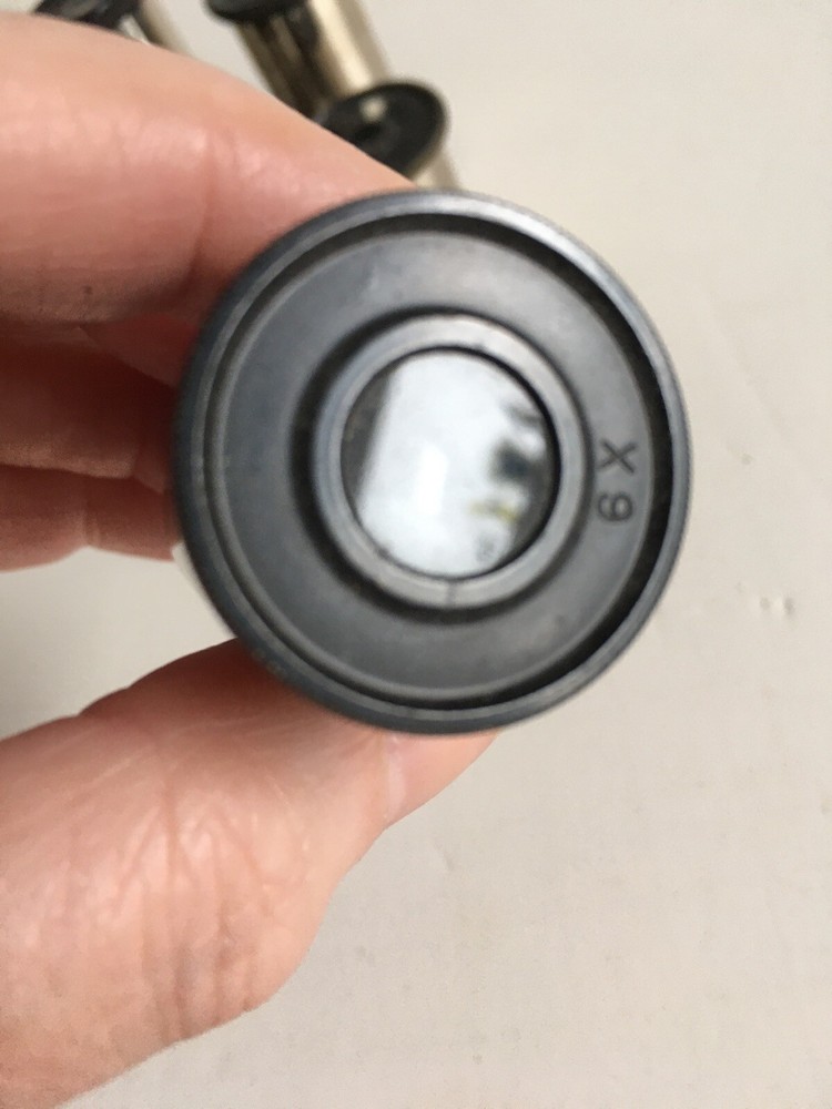 Lot of 7 assorted microscope eyepieces - see pics