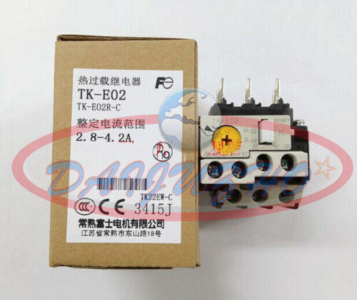 ONE New FUJI Thermal Overload Relay TK-E02 2.8-4.2A