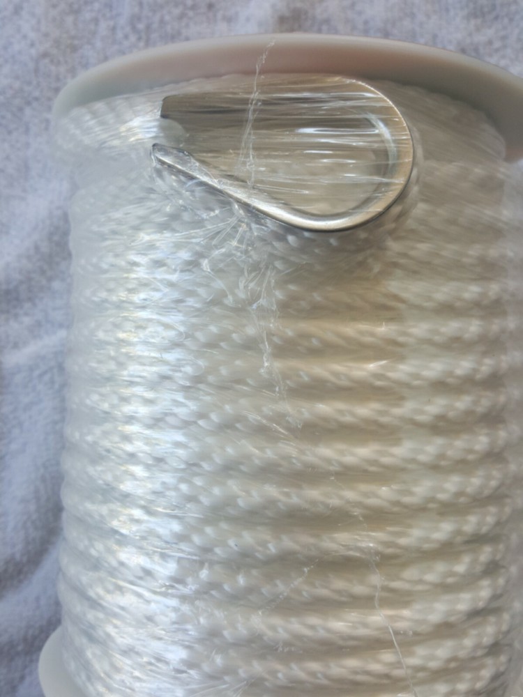 NEW Attwood 11724-1 3/8 x 100 Ft Solid Braid MFP Anchor Line with Thimble