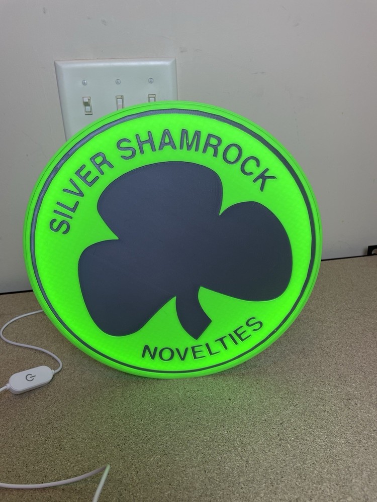 halloween light box sign