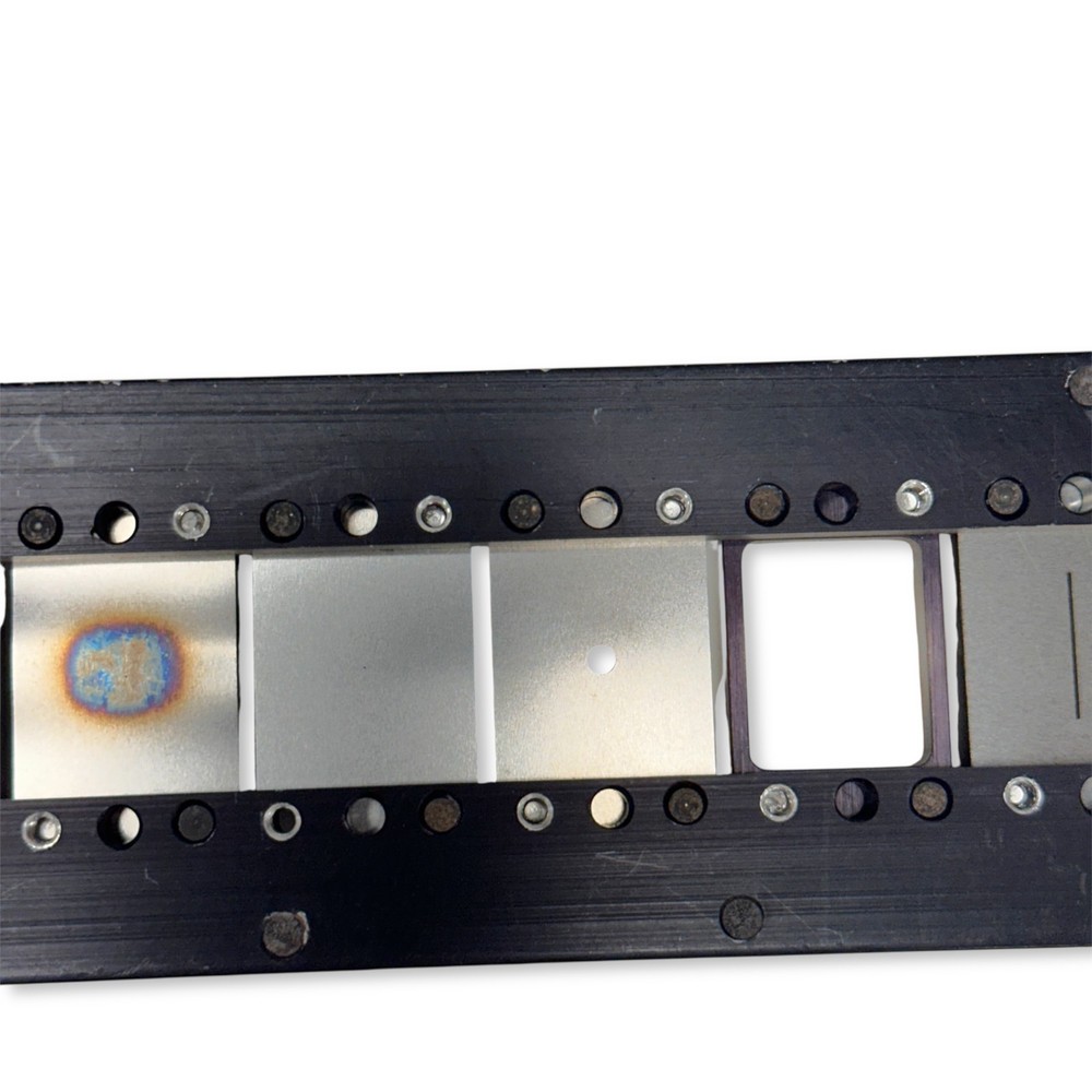 Industrial Multi-Aperture Slider Plate Target Carrier Optical Microscope Part