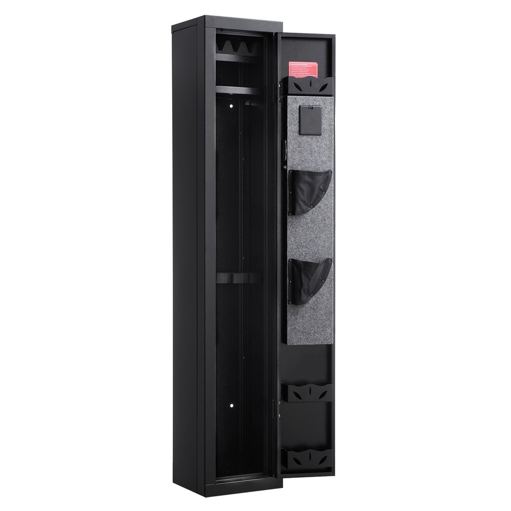 Uimoso Secure Gun Storage with Digital Lock & Adjustable Racks, Assembly Needed
