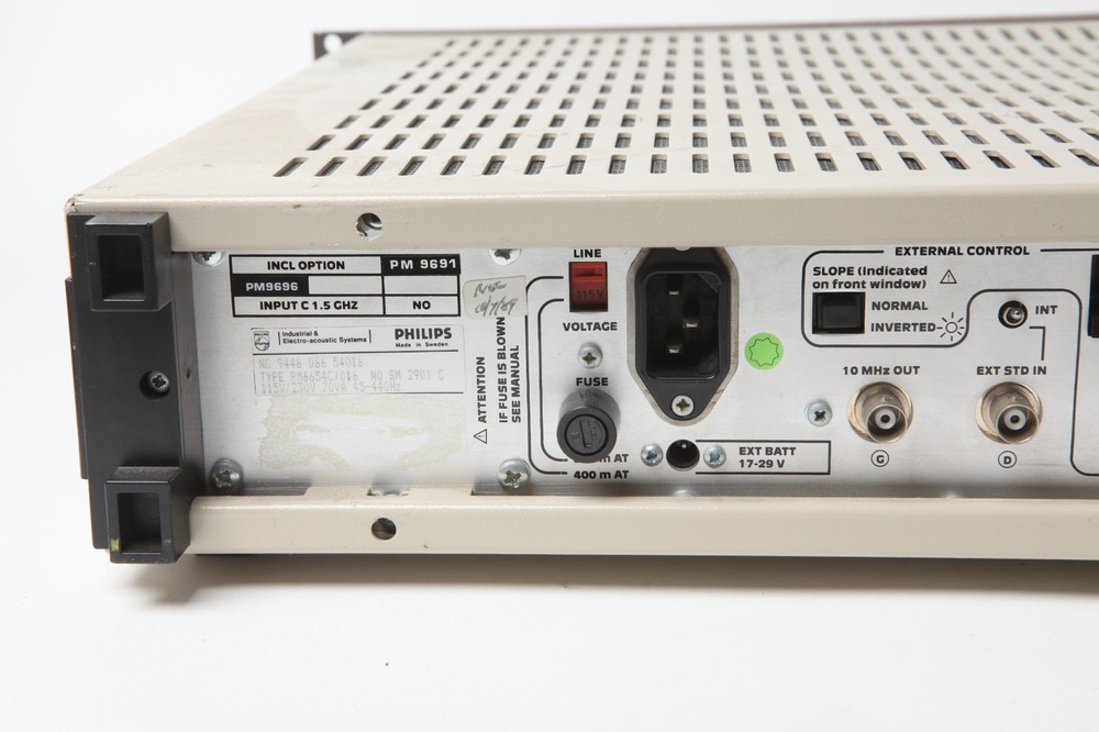 Philips PM6654C 120MHz Frequency High Resolution Counter Timer - Tested Working