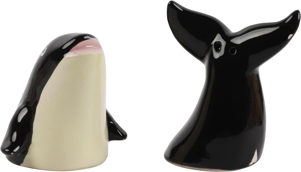 Ceramic Salt & Pepper Shakers Novelty Kitchen Decor