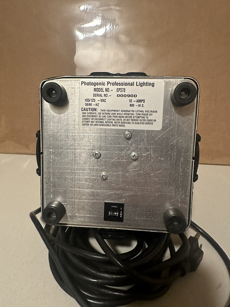 Photogenic Flashmaster Flash Heads And Control Units Pro Lighting