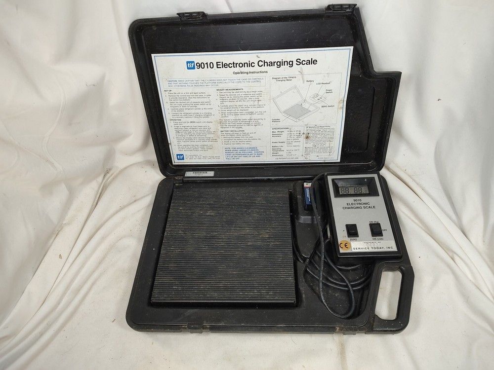 9010 Slimline Electronic Refrigerant Charging Scale - Tif Instruments