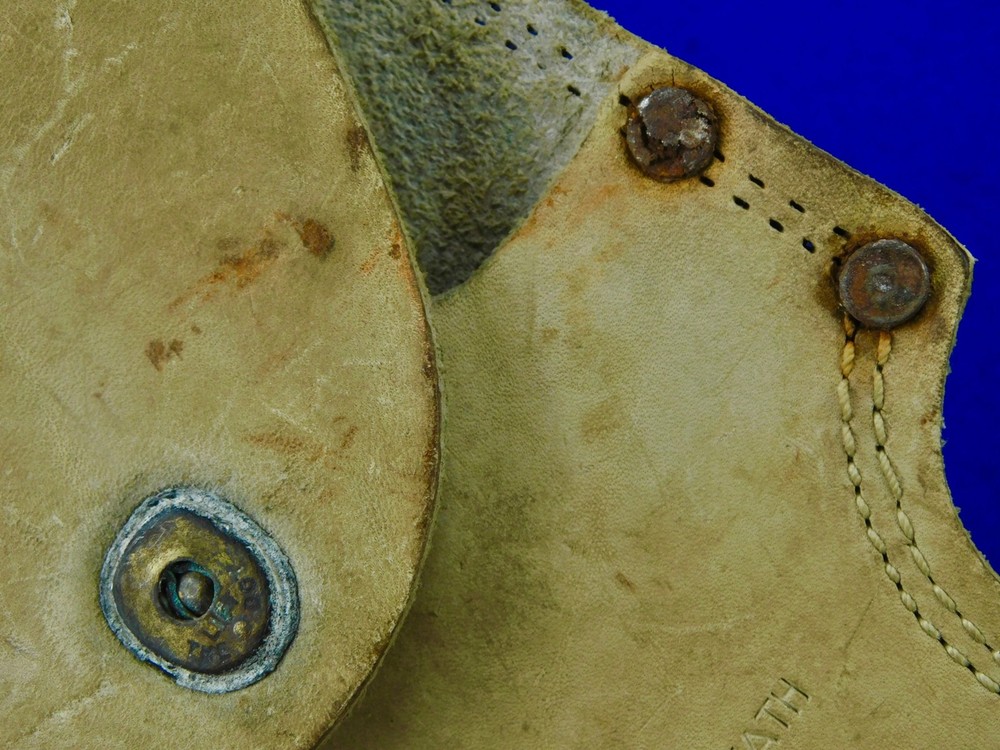 US WW2 Large Folding Machete Leather Sheath Scabbard