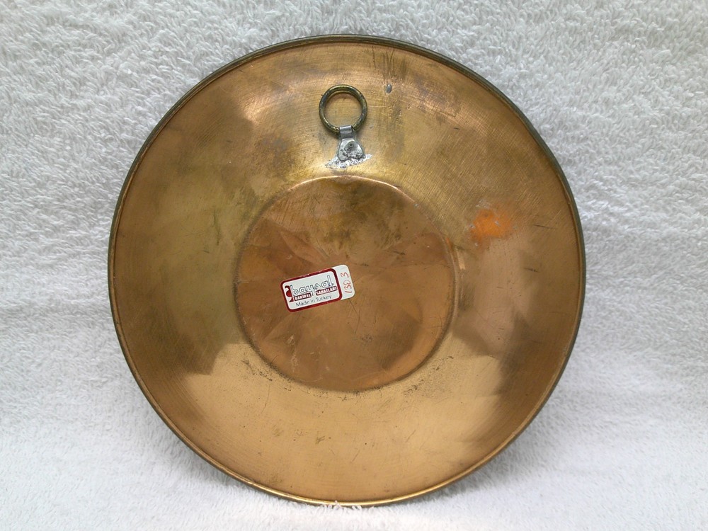 Baysal Etched & Painted Copper Plate