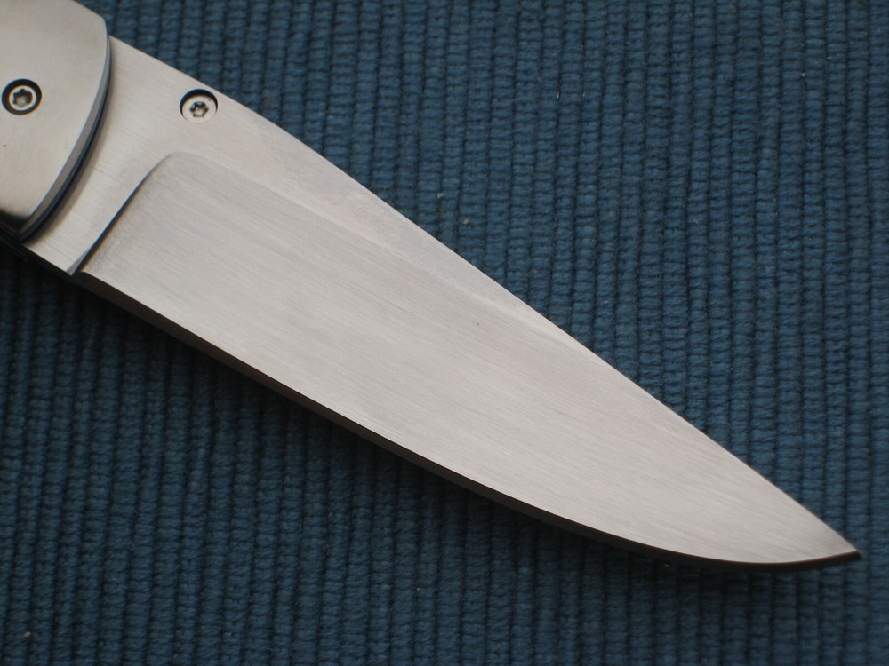 Mike Dilluvio Custom Black G10 Liner-Lock Folding Knife