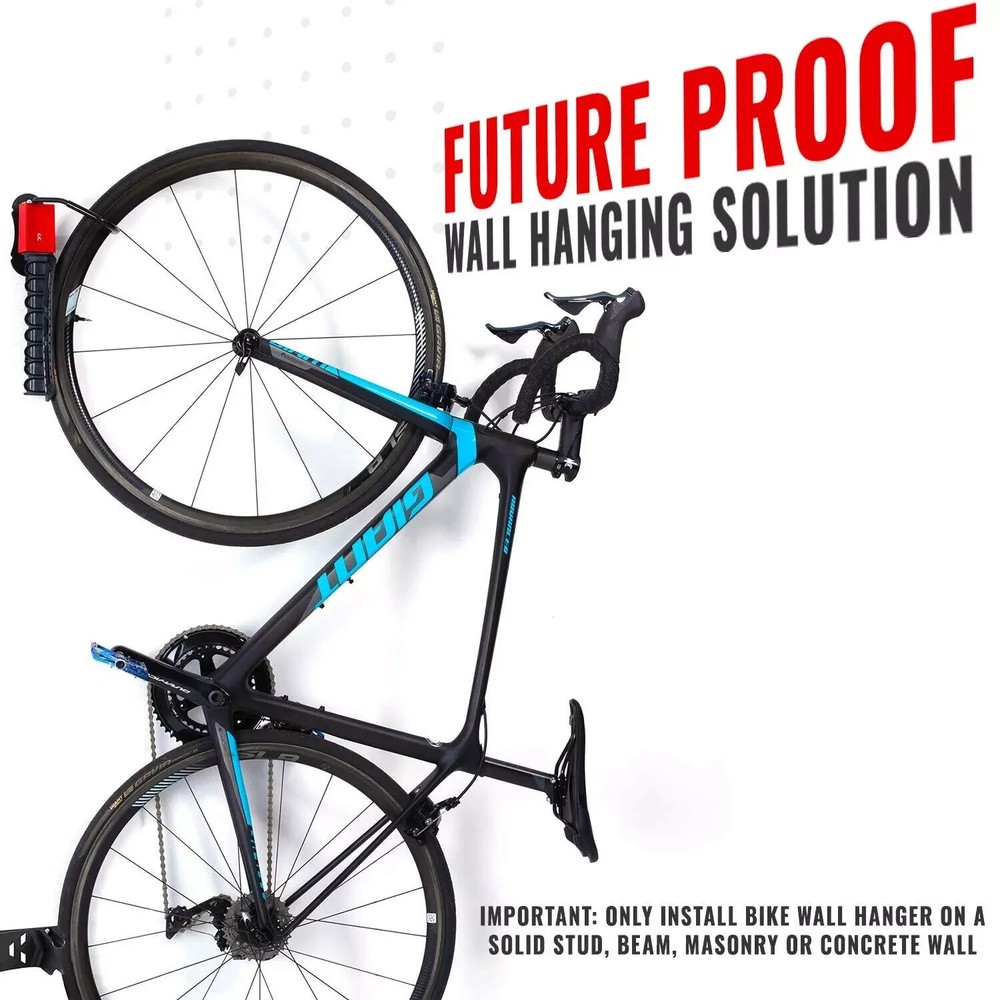 Vertical Garage Bike Rack Storage Mount Space Saver