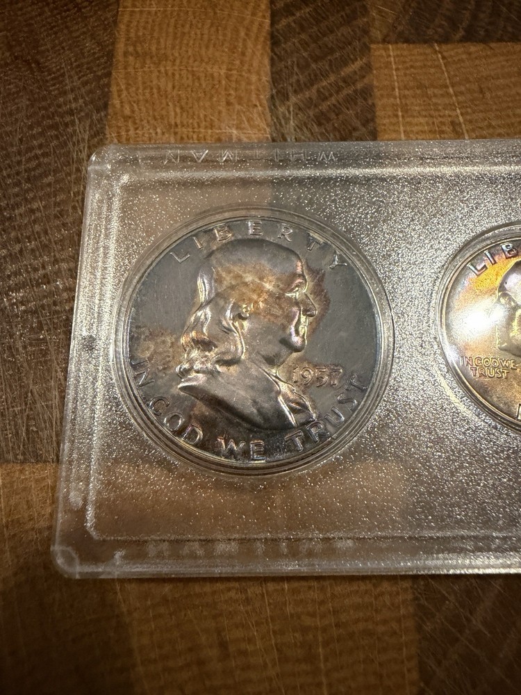 1957 US Proof Coin Collection Set Toned