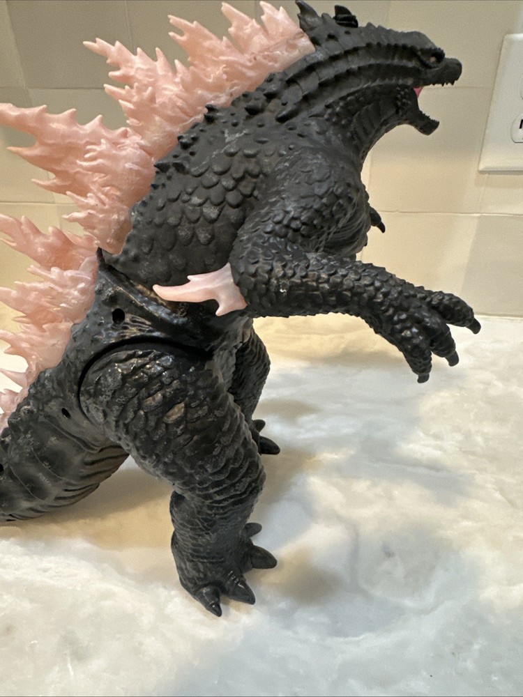 Godzilla Light-Up Action Figure Pink Spines Electronic NO REMOTE